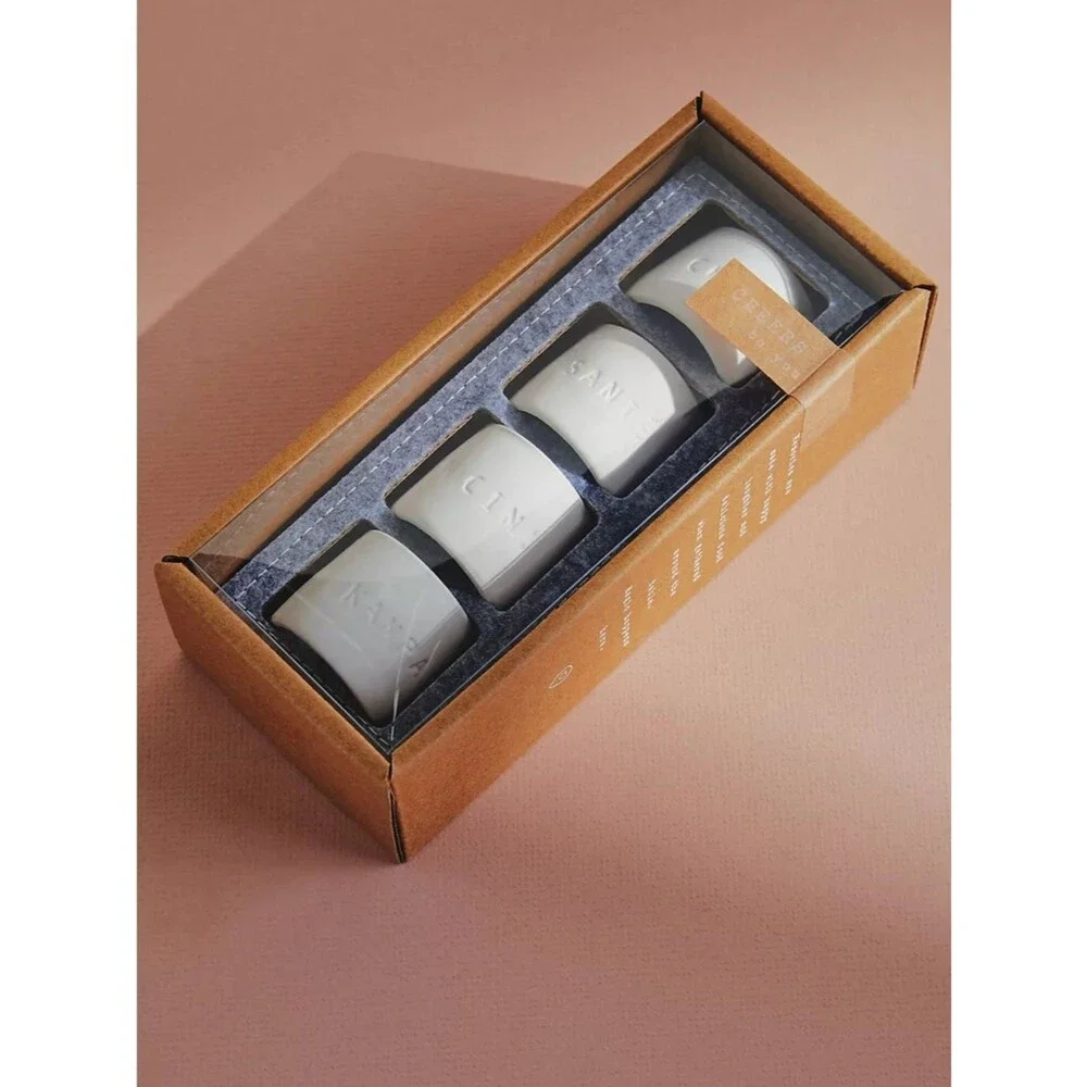 Anthropologie Cheers To You Napkin Rings Anthropologie Set of 4 NIB
